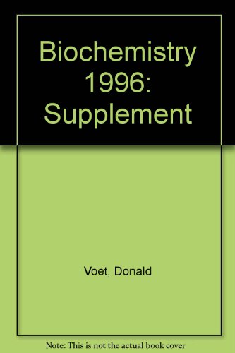 Beispielbild fr Biochemistry, 1996 Supplement zum Verkauf von Wonder Book