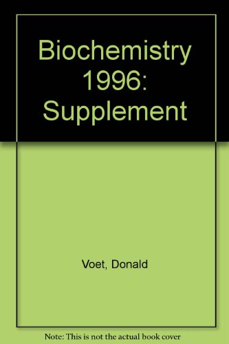 Stock image for Biochemistry, 1996 Supplement for sale by Wonder Book