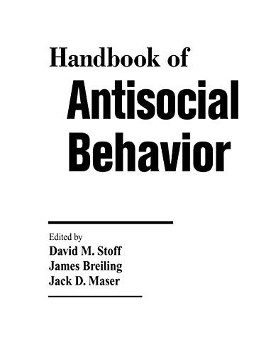 Beispielbild fr Handbook of Antisocial Behavior zum Verkauf von Phatpocket Limited