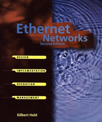 Stock image for Ethernet Networks: Design, Implementation, Operation, Management for sale by Mispah books