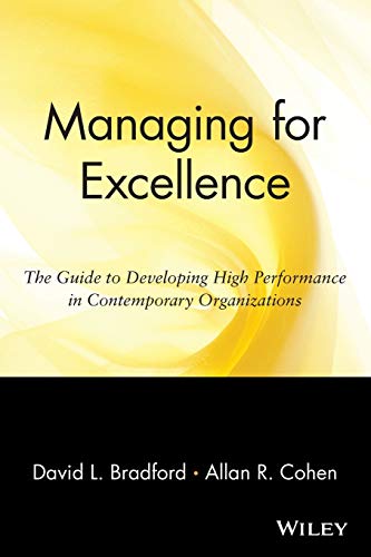Beispielbild fr Managing for Excellence: The Guide to Developing High Performance in Contemporary Organizations: The Guide to Developing High Performance in . Decision Making and Strategic Thinking) zum Verkauf von Reuseabook