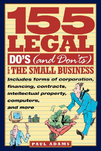 155 Legal Do's and Don'ts for Small (9780471131618) by Adams, Paul