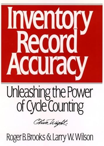 9780471132240: Inventory Record Accuracy: Unleashing the Power of Cycle Counting