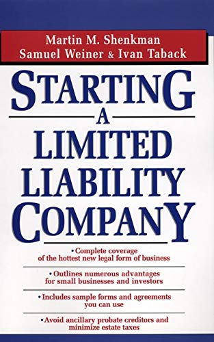 9780471133575: Starting a Limited Liability Company