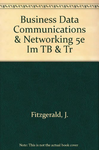 Stock image for Business Data Communications & Networking for sale by K & L KICKIN'  BOOKS