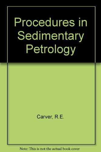 Imagen de archivo de Procedures in Sedimentary Petrology a la venta por Better World Books