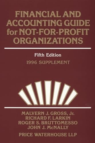 Stock image for Financial and Accounting Guide for Not-for-Profit Organizations, 1996 for sale by Hawking Books
