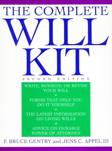 9780471141389: The Complete Will Kit