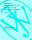 Imagen de archivo de Fundamentals of Engineering Thermodynamics, Appendices a la venta por HPB-Red