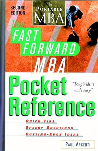 Imagen de archivo de The Fast Forward MBA Pocket Reference (Fast Forward MBA Series) a la venta por Wonder Book