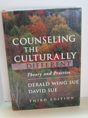 Stock image for Counseling the Culturally Different: Theory and Practice for sale by SecondSale