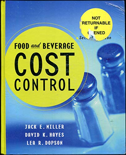 Imagen de archivo de Food and Beverage Cost Control, 2nd Edition and NRAEF Workbook Package a la venta por dsmbooks