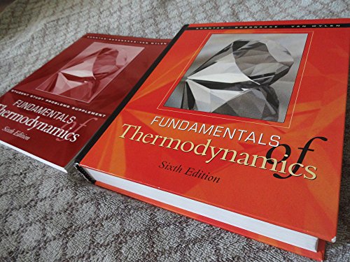 Imagen de archivo de Fundamentals of Thermodynamics [With CDROM] a la venta por ThriftBooks-Dallas