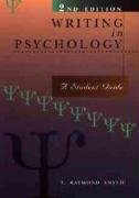 9780471153412: Writing in Psychology: A Student Guide