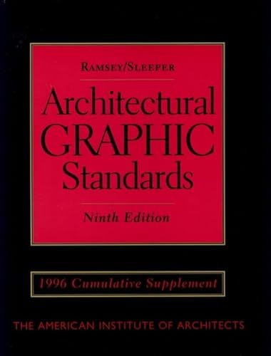 Stock image for Architectural Graphic Standards, 1996 Cumulative Supplement for sale by Irish Booksellers