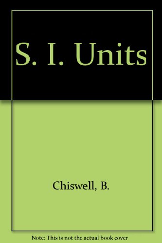 Stock image for Si Units for sale by Discover Books