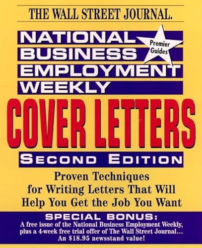 Stock image for National Business Employment Weekly Cover Letters for sale by Better World Books