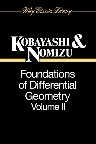 9780471157328: Foundations of Differential Geometry V2