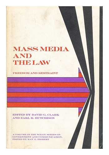 Stock image for Mass Media and the Law: Freedom and Restraint for sale by Anybook.com