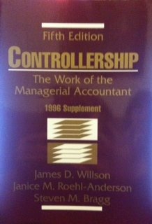 9780471159193: Controllership: The Work of the Managerial Accountant : 1996 Supplement