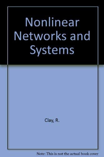 Stock image for Nonlinear Networks and Systems for sale by Wonder Book