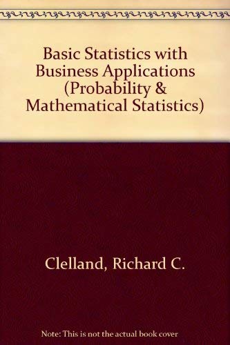 Stock image for Basic Statistics With Business Applications, 2nd edition for sale by BookDepart