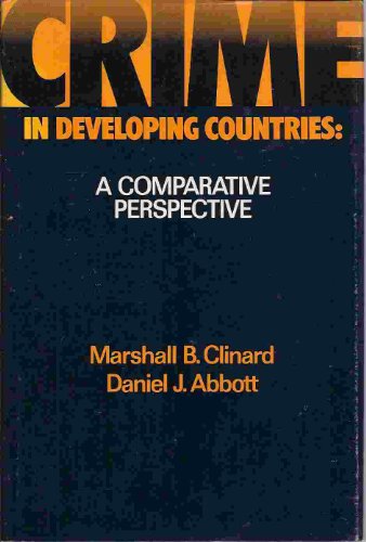 Imagen de archivo de Crime in Developing Countries : A Comparative Perspective a la venta por Better World Books