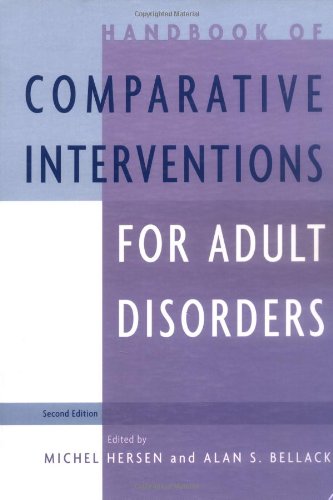 Beispielbild fr Handbook of Comparative Interventions for Adult Disorders zum Verkauf von Better World Books: West