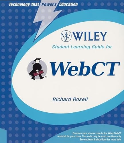 Imagen de archivo de Student Guide to WebCT a la venta por Wonder Book