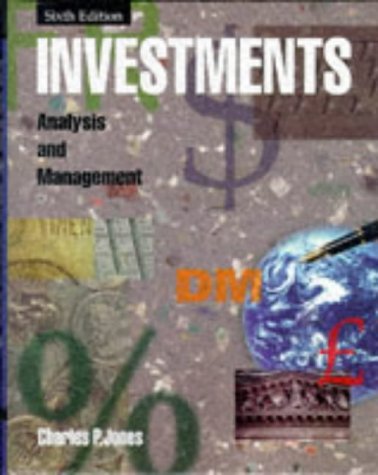 Imagen de archivo de Investments : Analysis and Management a la venta por Better World Books