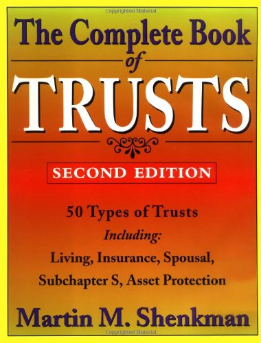 Beispielbild fr The Complete Book of Trusts zum Verkauf von MVE Inc
