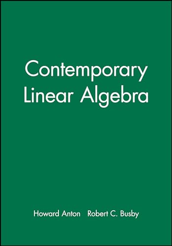 Beispielbild fr Student Solutions Manual to accompany Contemporary Linear Algebra zum Verkauf von HPB-Red
