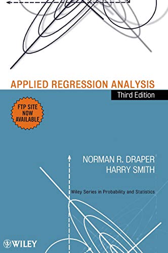Stock image for Applied Regression Analysis (Wiley Series in Probability and Statistics) for sale by BooksRun