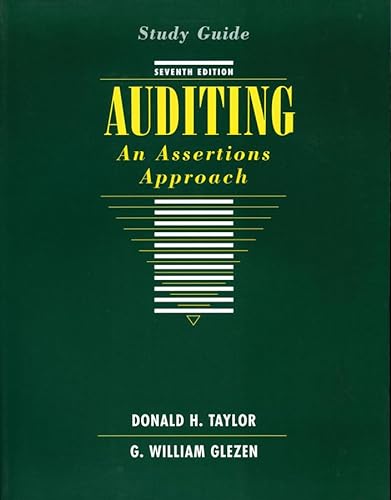Stock image for Auditing, Study Guide: An Assertions Approach for sale by Buyback Express
