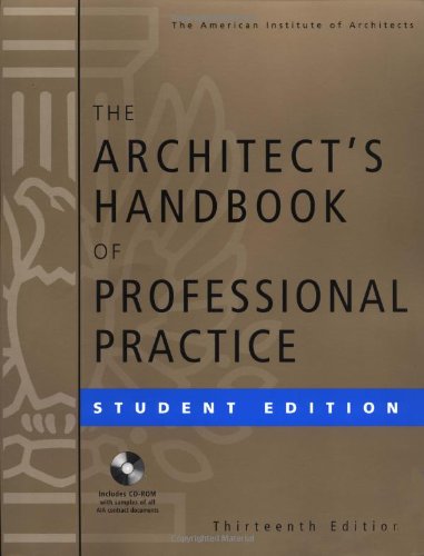 Beispielbild fr The Architect's Handbook of Professional Practice, Student Edition zum Verkauf von Orphans Treasure Box
