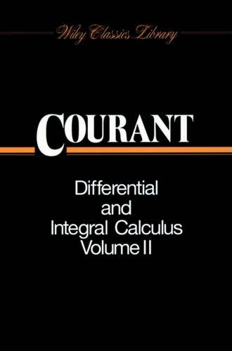 Imagen de archivo de Differential and Integral Calculus, Vol. 2 a la venta por Reader's Corner, Inc.