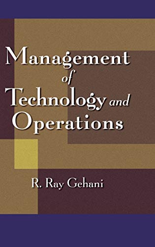 Stock image for Management of Technology and Operations for sale by Better World Books: West