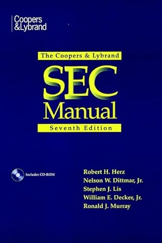 Stock image for The Coopers & Lybrand SEC Manual for sale by SecondSale