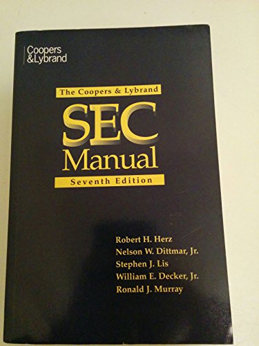 9780471179634: The Coopers & Lybrand SEC Manual
