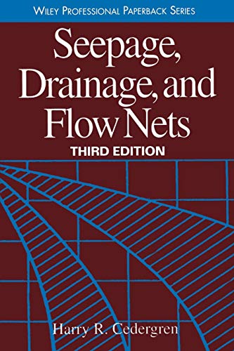 9780471180531: Seepage Drainage, and Flow Nets Third Edition: 16 (Wiley Classics in Ecology and Environmental Science)
