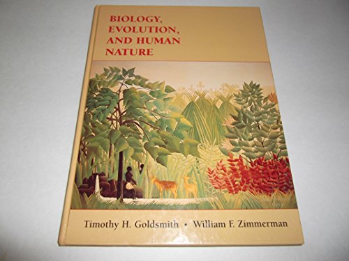 Beispielbild fr Biology, Evolution, and Human Nature zum Verkauf von Better World Books