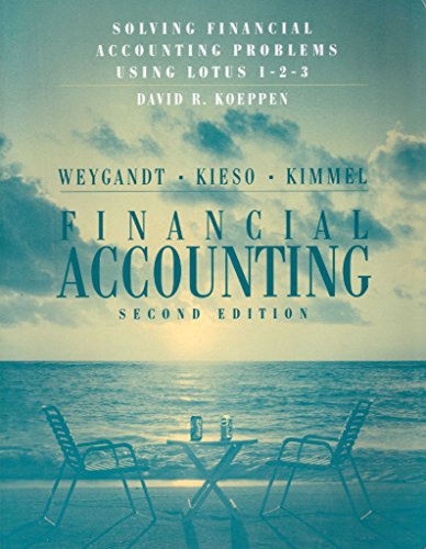 Financial Accounting, Lotus Problems (9780471182511) by Weygandt, Jerry J.; Kieso, Donald E.; Kimmel, Paul D.