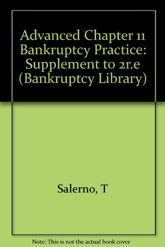 9780471183242: Advanced Chapter 11 Bankruptcy Practice: VS02