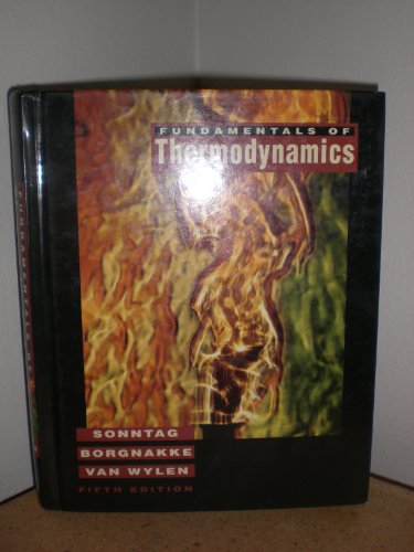 Beispielbild fr Fundamentals of Thermodynamics zum Verkauf von HPB-Red