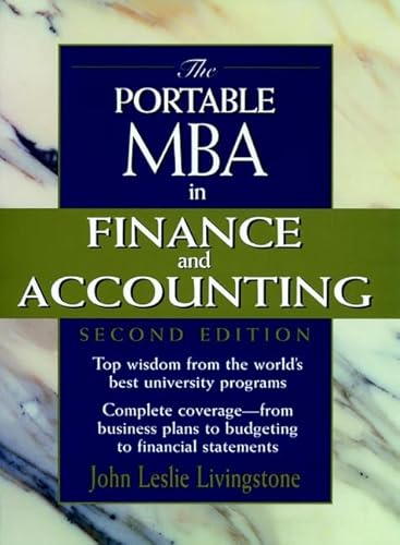 Stock image for The Portable MBA in Finance and Accounting for sale by Better World Books