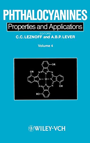 9780471186298: Phthalocyanines (Phthalocyanines: Properties and Applications, Volume 4)