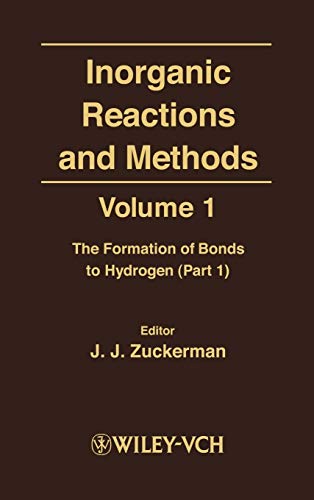 Stock image for Inorganic Reactions & Methods V 1   Formation of Bonds to Hydrogen Pt 1 for sale by Revaluation Books