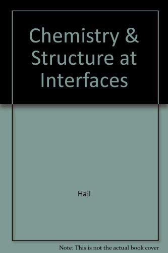 Stock image for Chemistry and structure at interfaces: New laser and optical techniques for sale by Zubal-Books, Since 1961