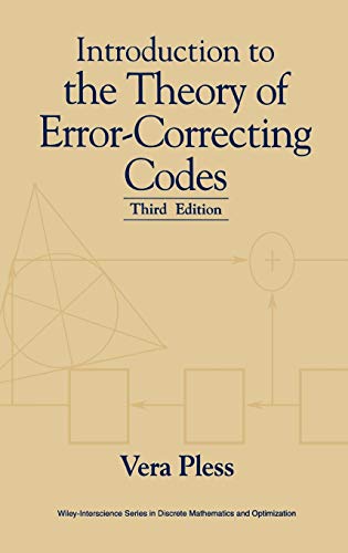 9780471190479: Introduction to the Theory of Error-Correcting Codes