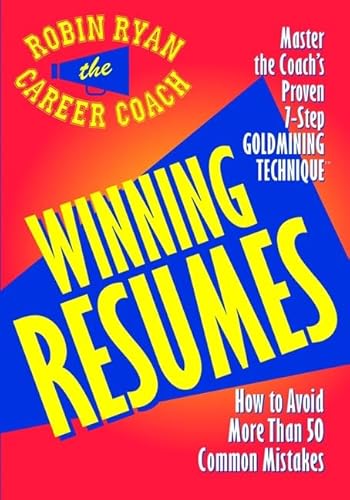 Imagen de archivo de Winning Resumes (Career Coach Series) a la venta por Wonder Book